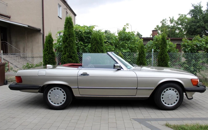 Mercedes-Benz SL cena 99000 przebieg: 135893, rok produkcji 1986 z Poznań małe 781